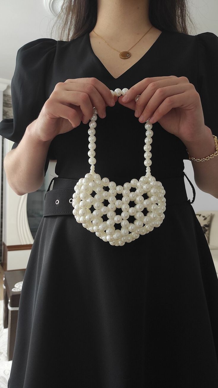 White Pearl Love Bag – A Symbol of Timeless Romance - My Store