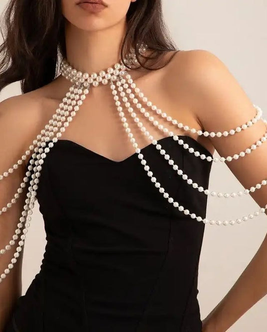 Luminous Pearl Cascade Jewelry